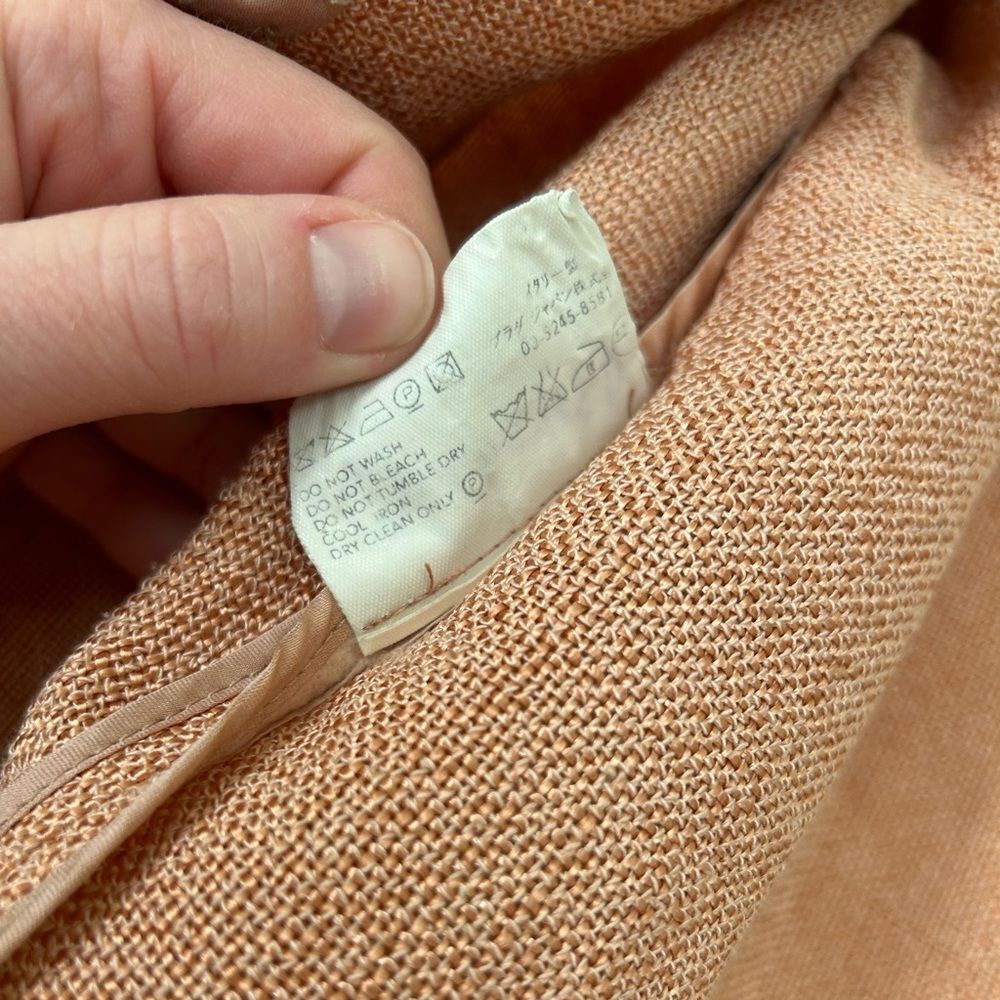 Prada Pink Textured Blazer Women Size 4 - Picture 8 of 14